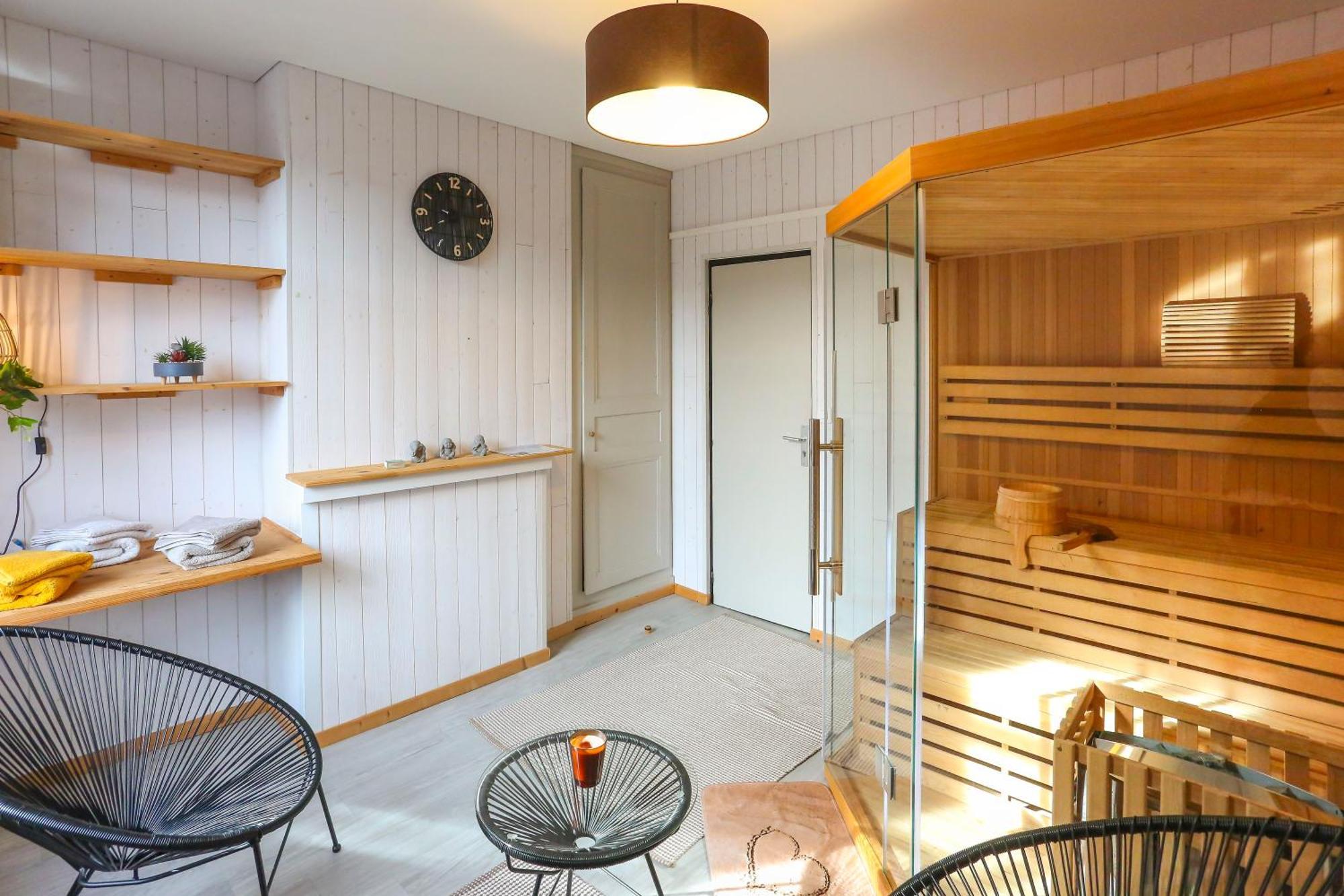דירות אמיינס La P'Tite Recre, 3 Couchages, Sauna, Balneo מראה חיצוני תמונה